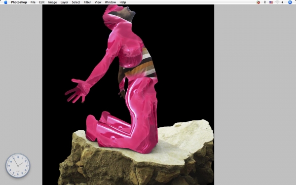 Creation of burned men: Step 7